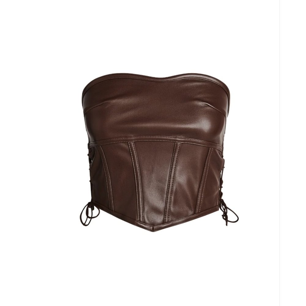 I.AM.GIA VENA TOP BROWN XS - Picture 2 of 8